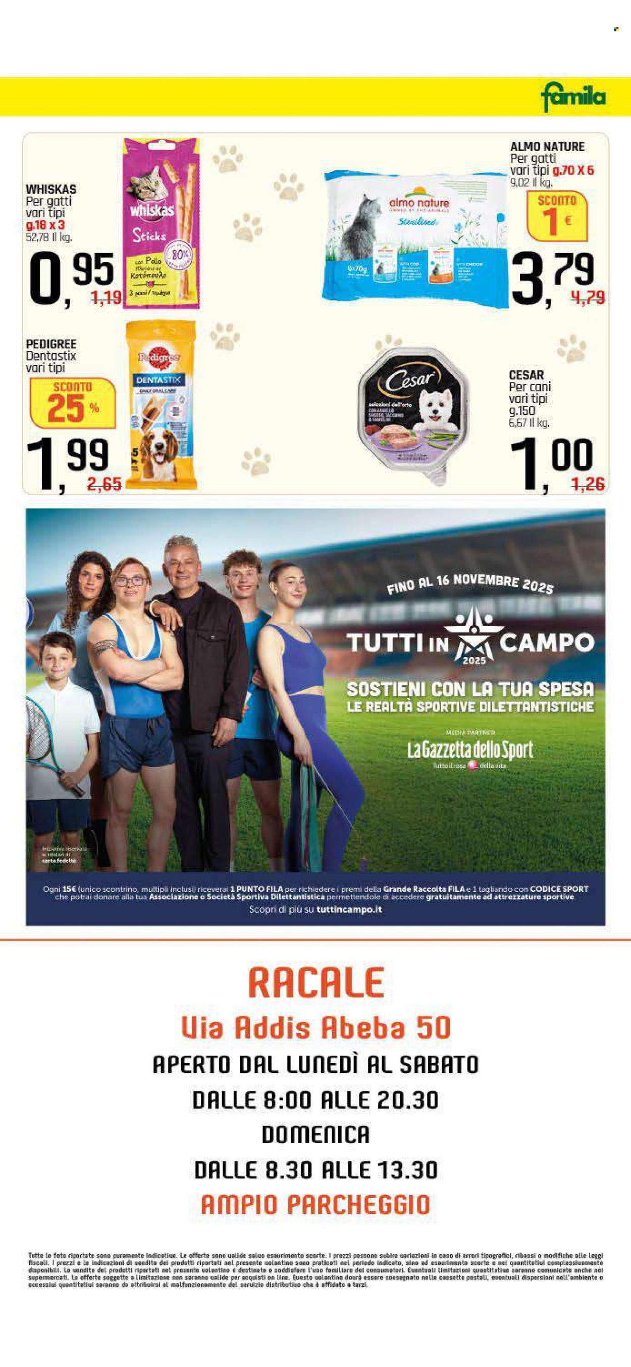 Volantino Famila - 2/10/2025 - 11/10/2025. Pagina 34