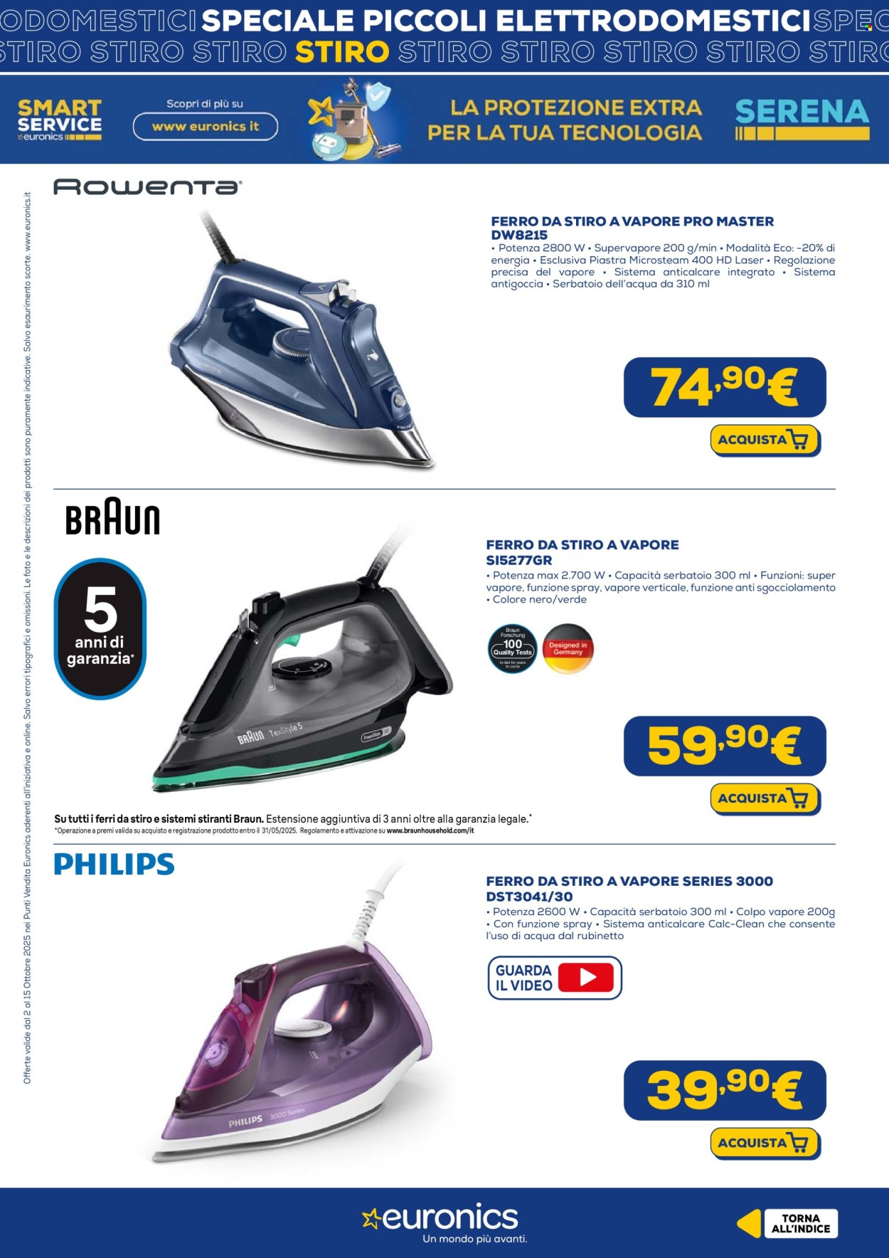 Volantino Euronics - 2/10/2025 - 15/10/2025. Pagina 8