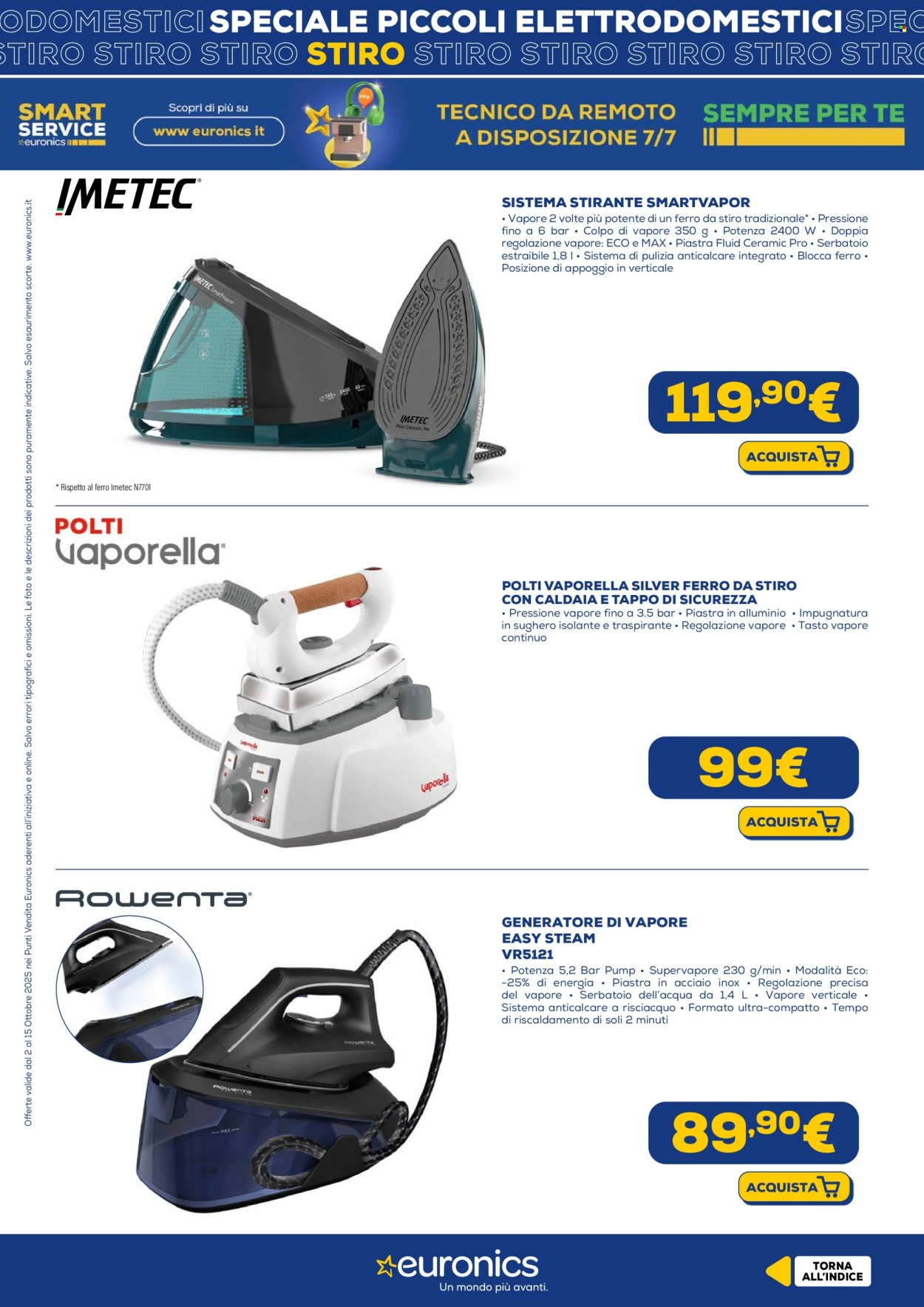 Volantino Euronics - 2/10/2025 - 15/10/2025. Pagina 11