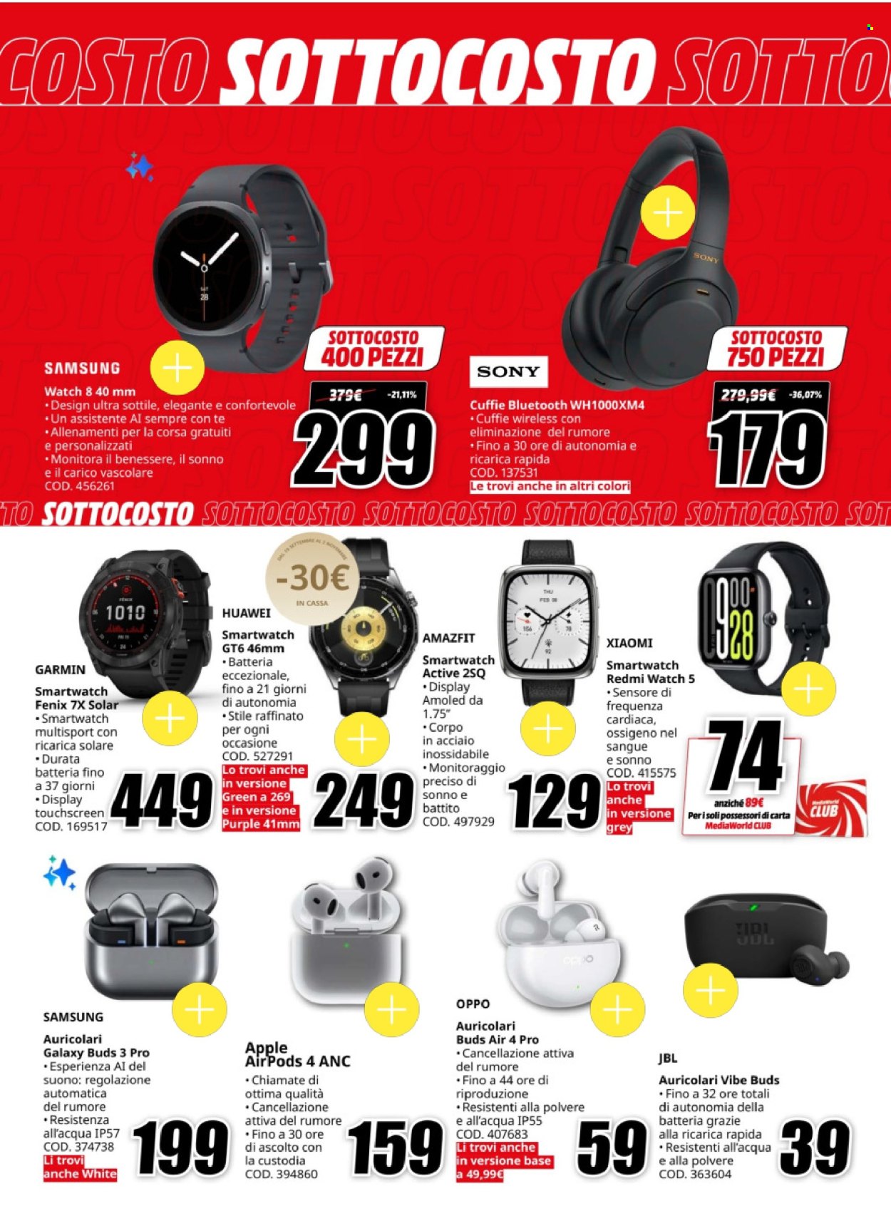 Volantino MediaWorld - 3/10/2025 - 12/10/2025. Pagina 7