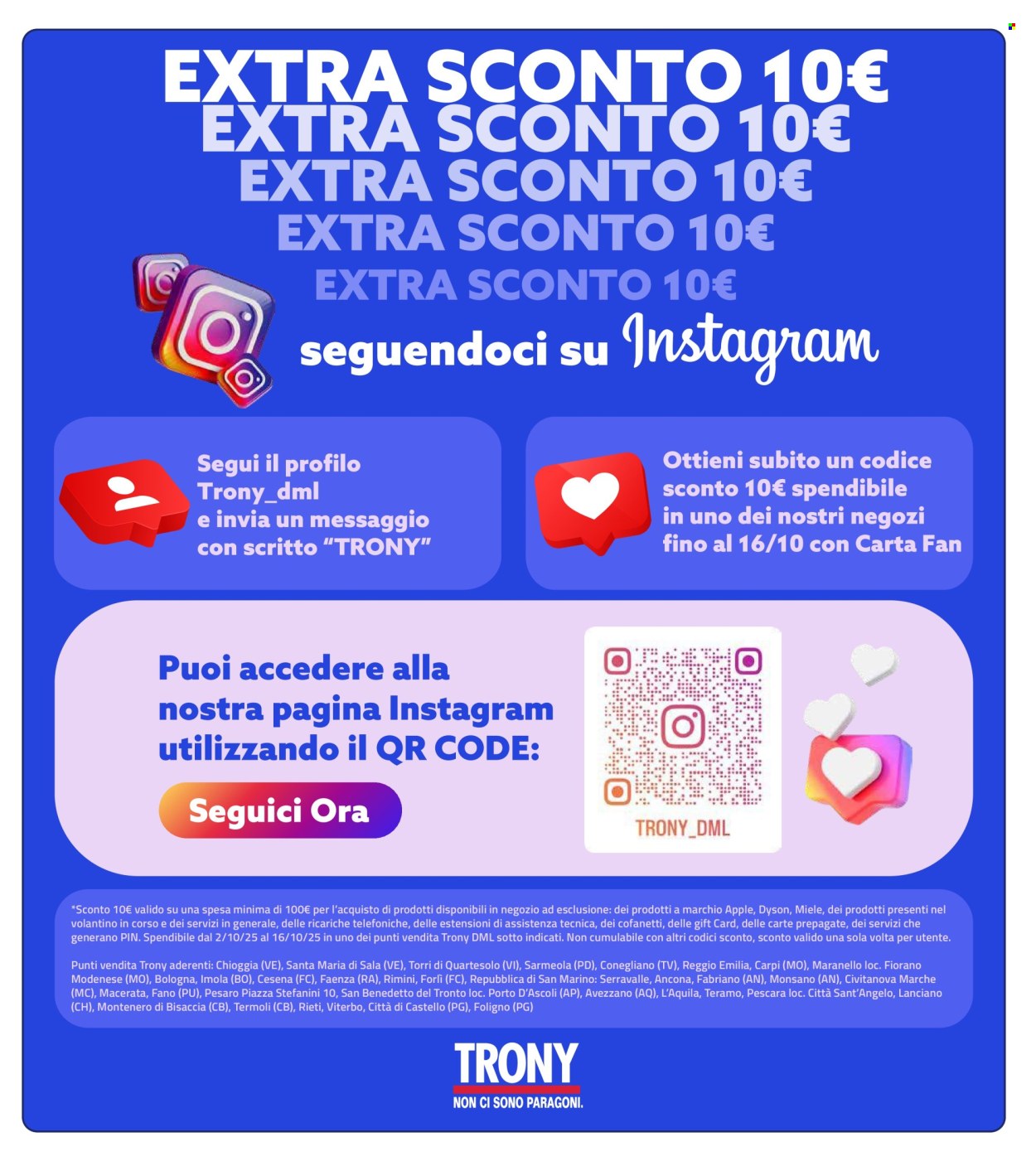 Volantino Trony - 2/10/2025 - 16/10/2025. Pagina 2
