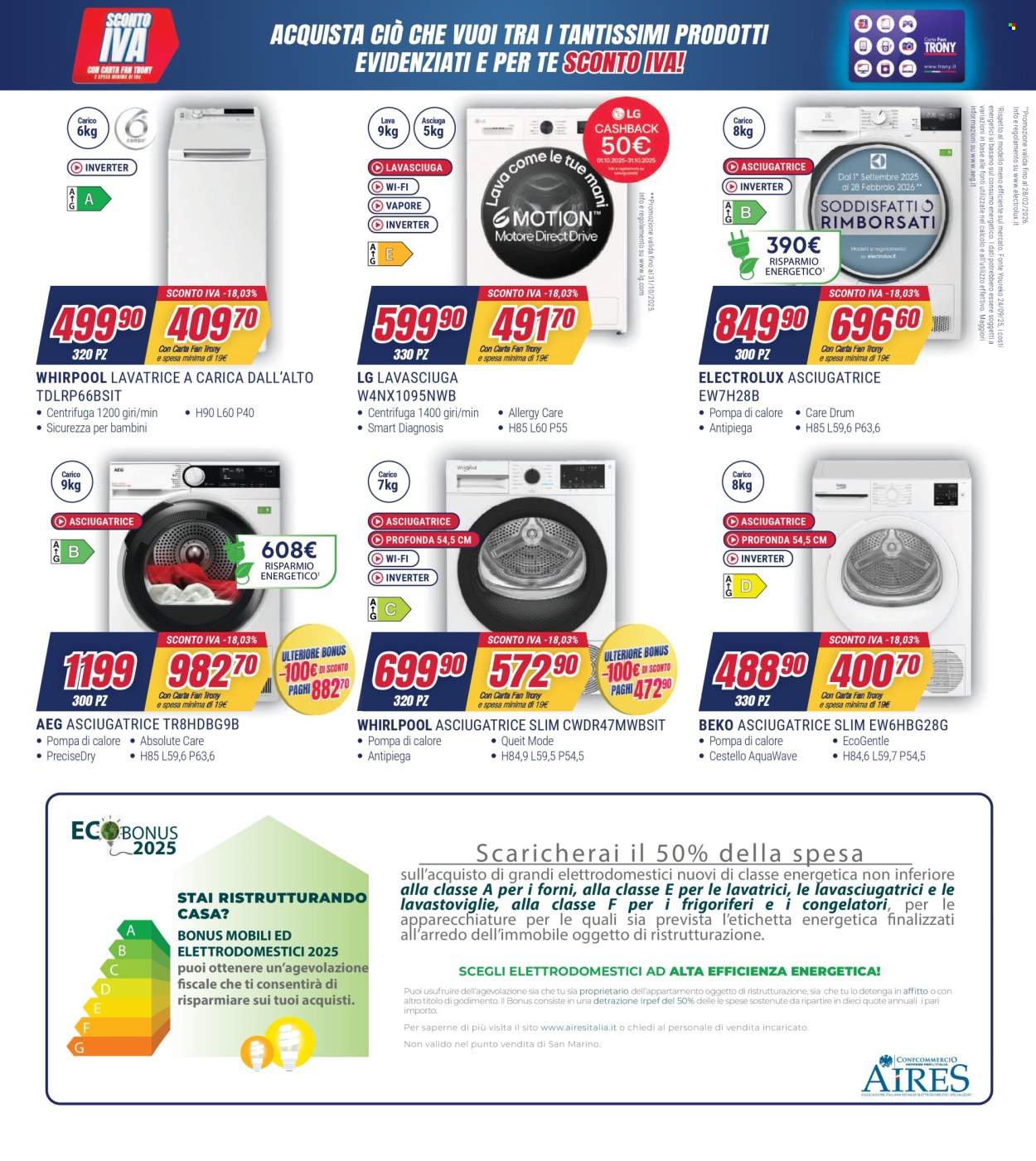Volantino Trony - 2/10/2025 - 16/10/2025. Pagina 4