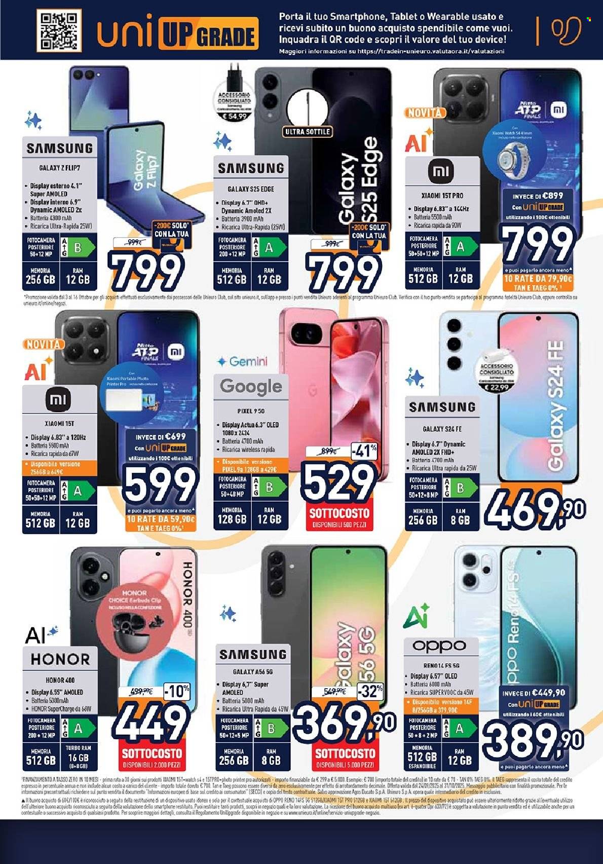 Volantino Unieuro - 3/10/2025 - 12/10/2025. Pagina 5