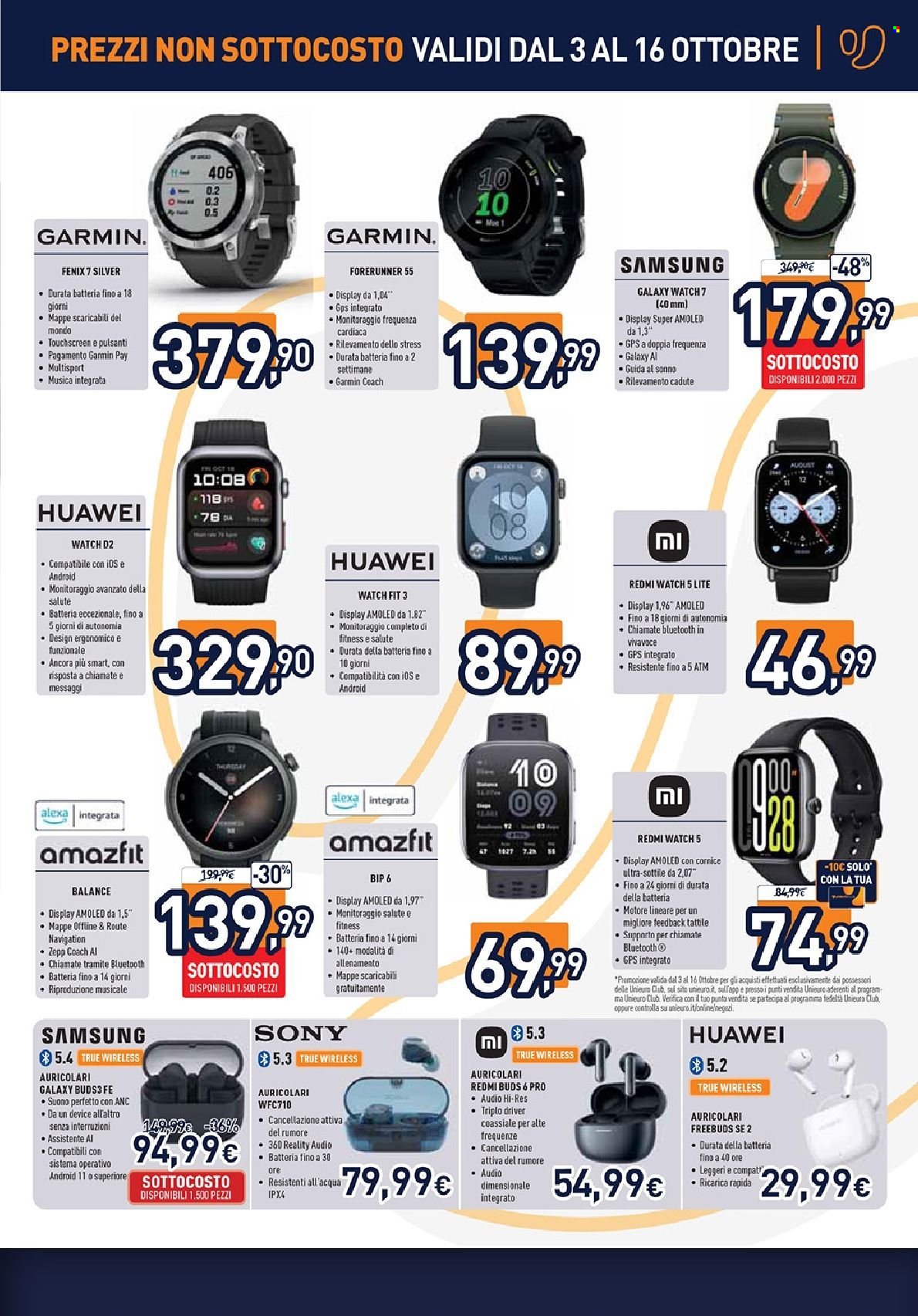 Volantino Unieuro - 3/10/2025 - 12/10/2025. Pagina 9