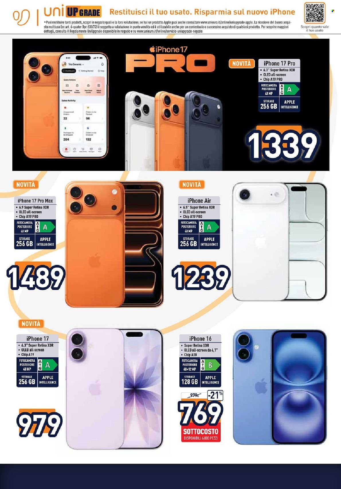 Volantino Unieuro - 3/10/2025 - 12/10/2025. Pagina 10