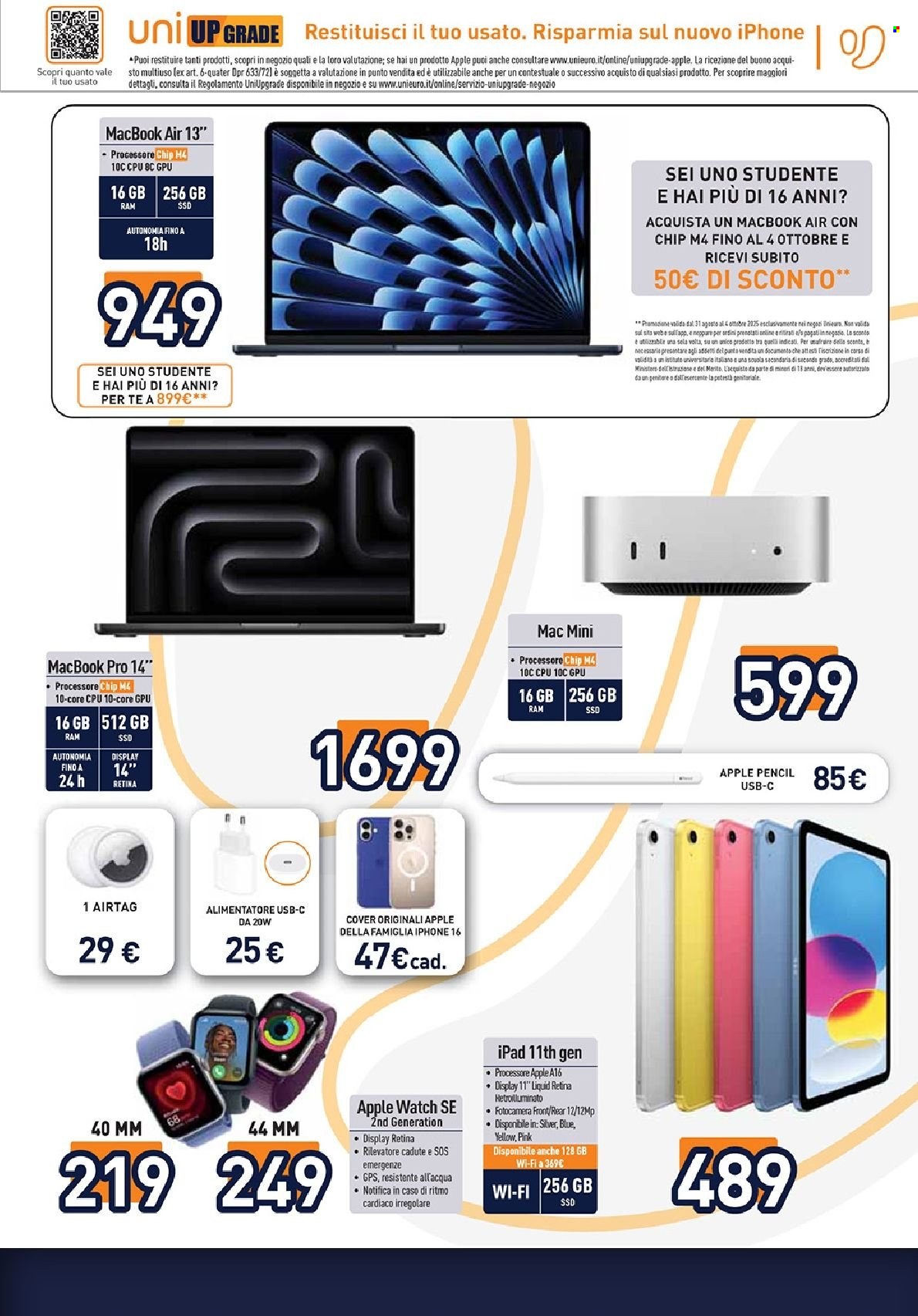 Volantino Unieuro - 3/10/2025 - 12/10/2025. Pagina 11