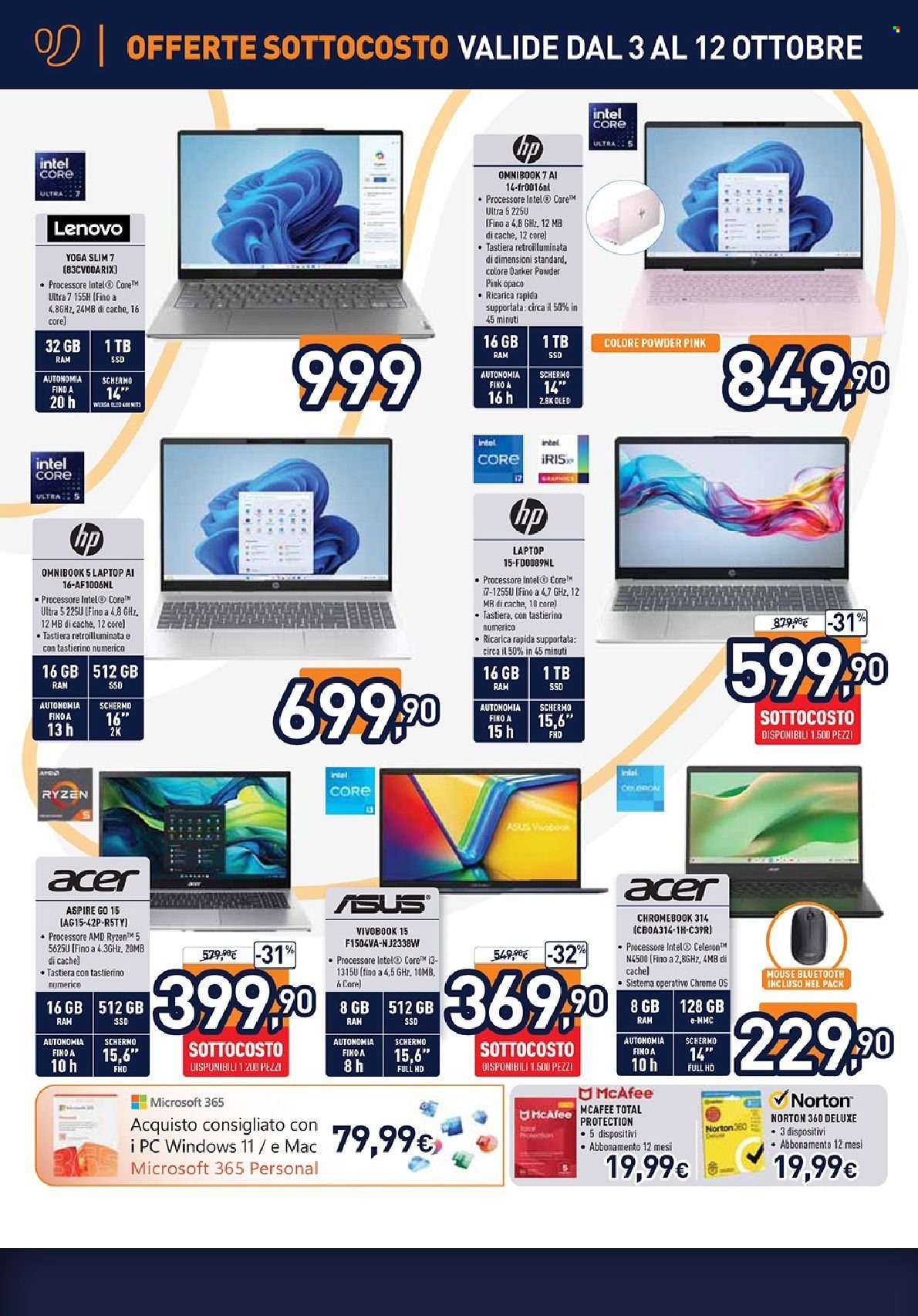 Volantino Unieuro - 3/10/2025 - 12/10/2025. Pagina 12