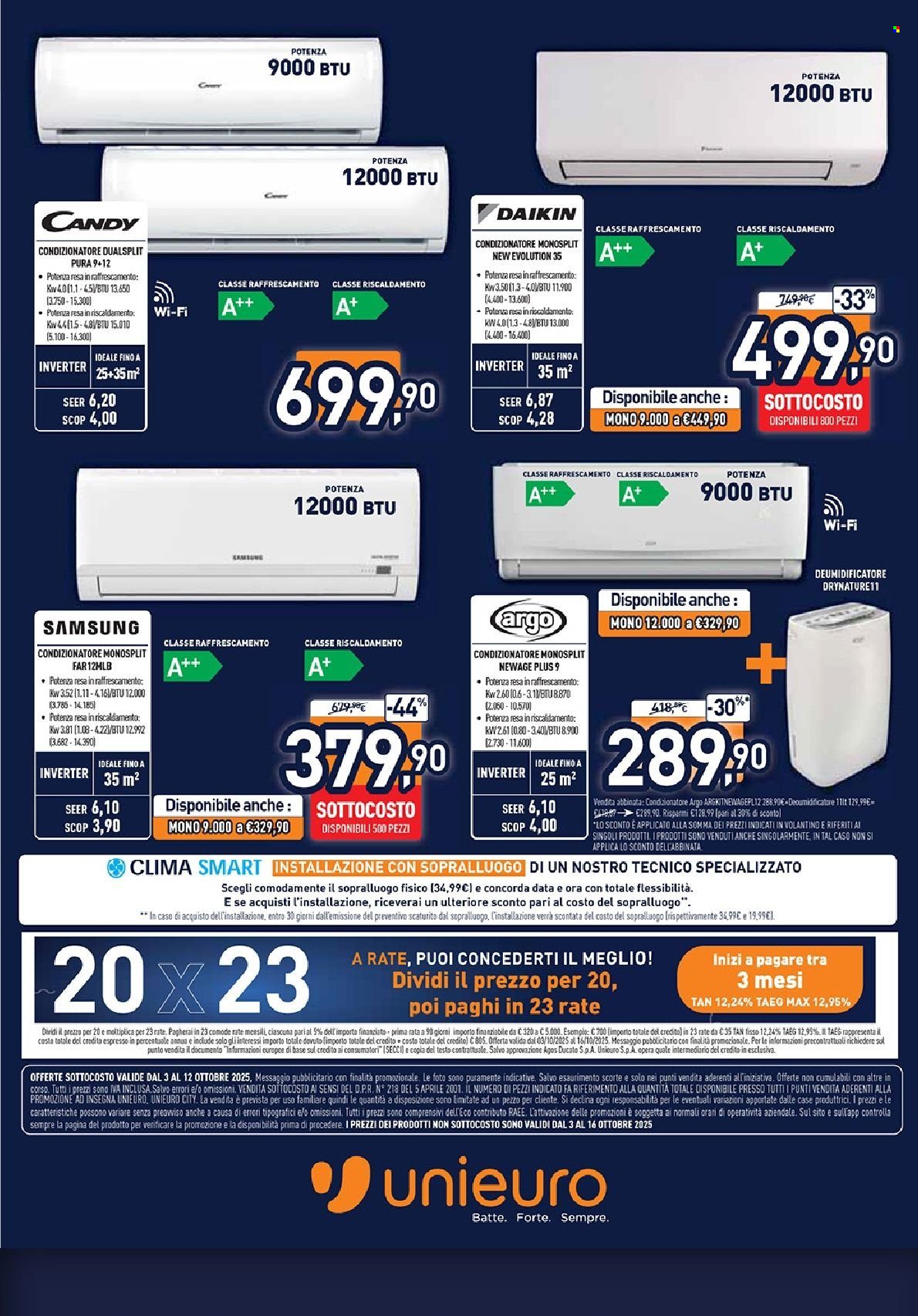 Volantino Unieuro - 3/10/2025 - 12/10/2025. Pagina 27
