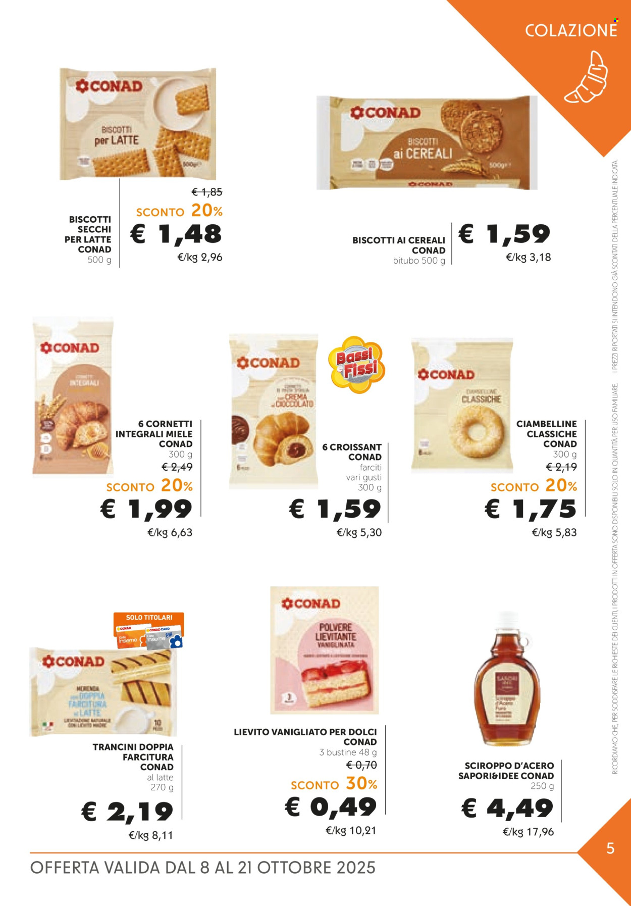 Volantino Conad - 8/10/2025 - 21/10/2025. Pagina 5