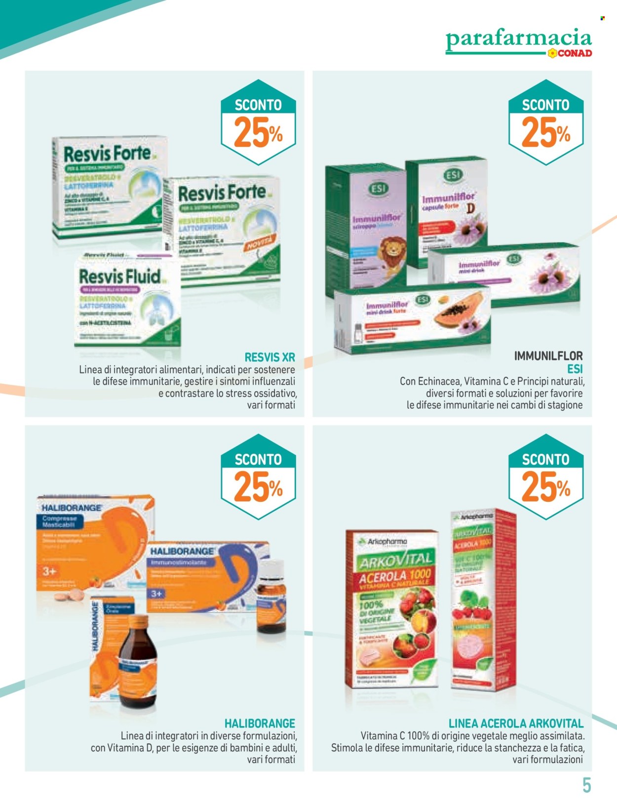 Volantino Parafarmacia Conad - 3/10/2025 - 5/11/2025. Pagina 5
