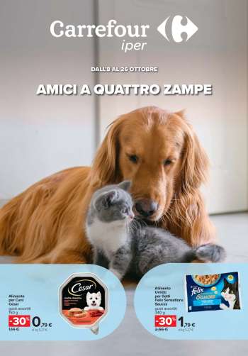 Volantino Carrefour - 8/10/2025 - 26/10/2025.