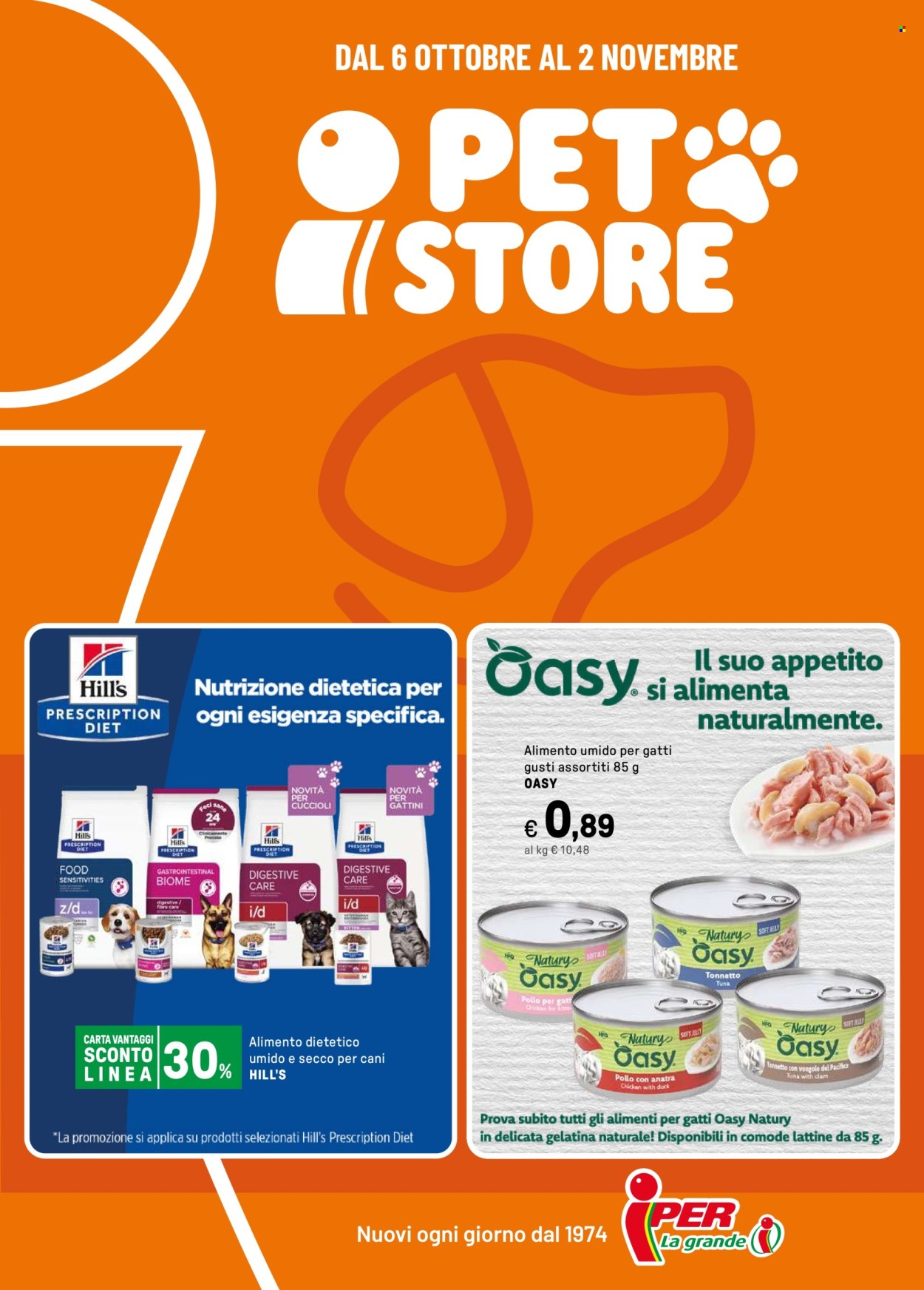 Volantino Iper, La grande i - 6/10/2025 - 2/11/2025. Pagina 1