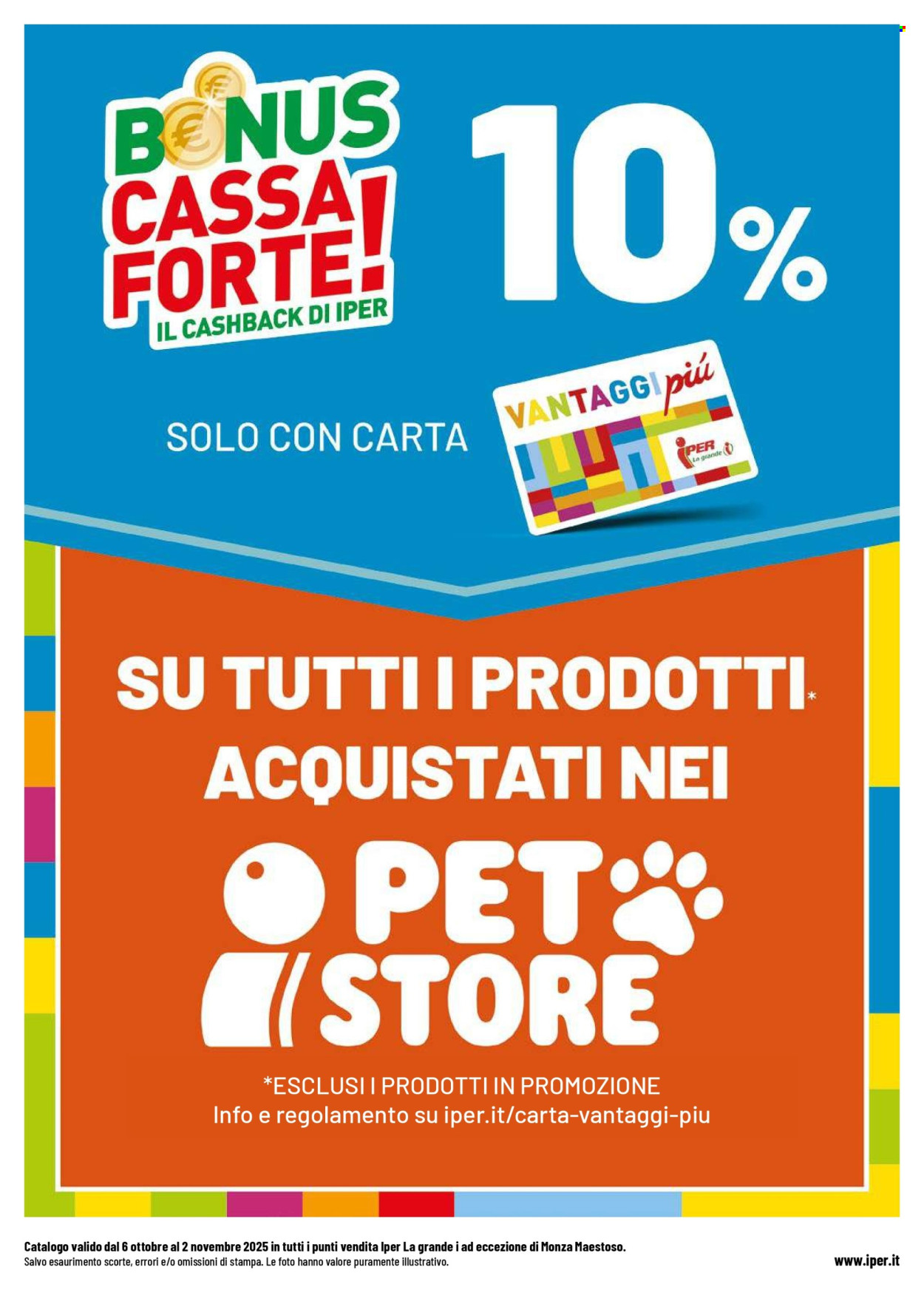 Volantino Iper, La grande i - 6/10/2025 - 2/11/2025. Pagina 8