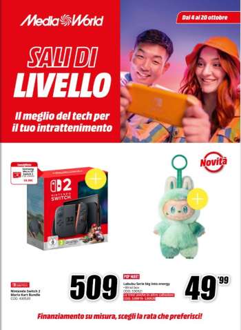 Volantino MediaWorld - 4/10/2025 - 20/10/2025.