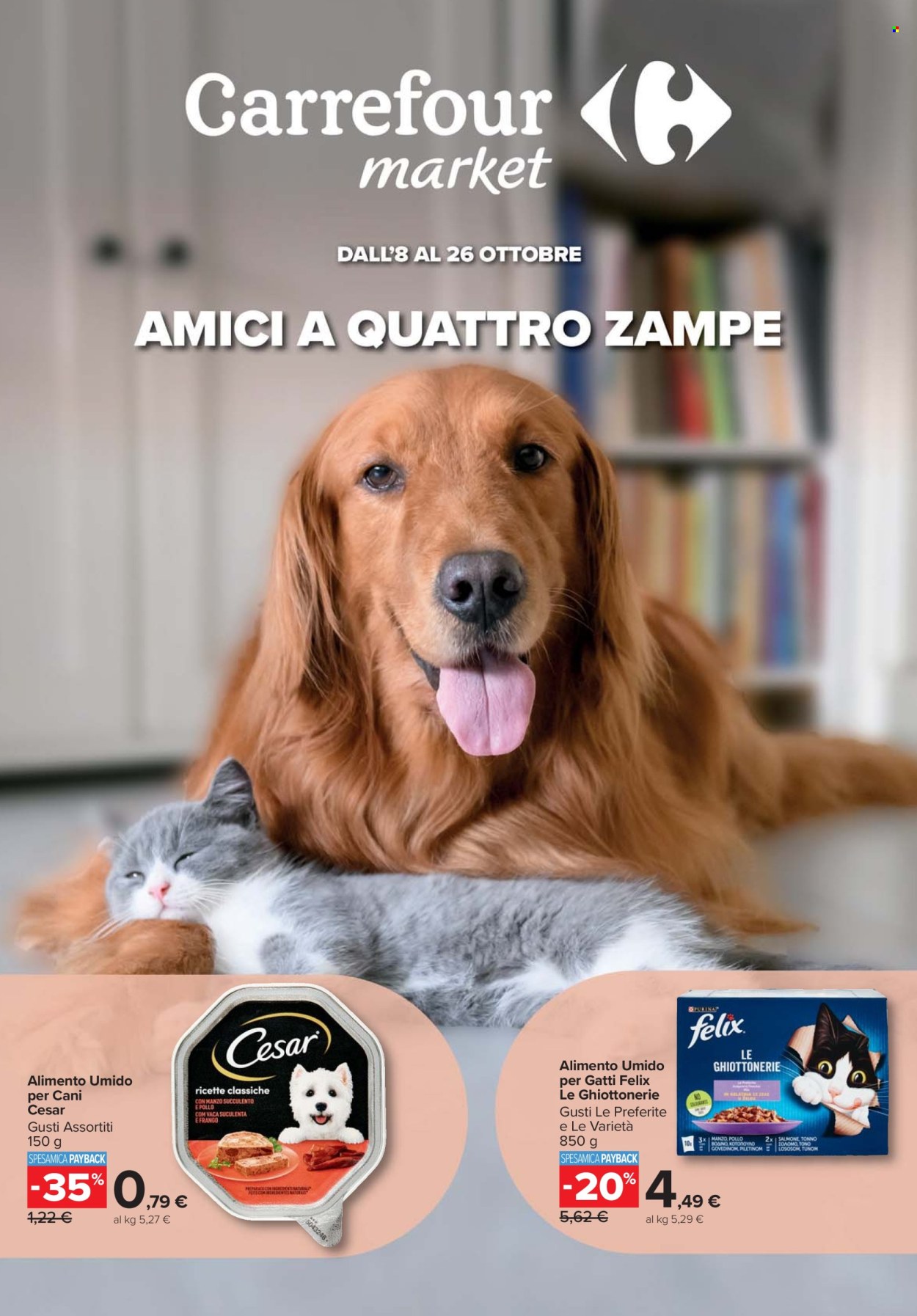 Volantino Carrefour - 8/10/2025 - 26/10/2025. Pagina 1