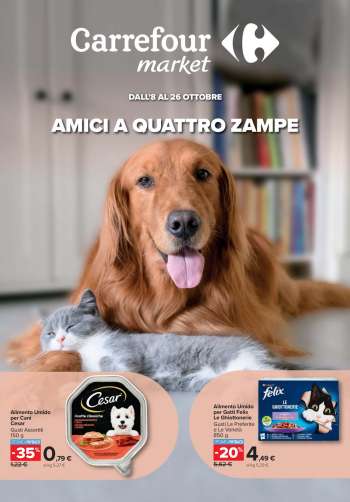 Volantino Carrefour - 8/10/2025 - 26/10/2025.