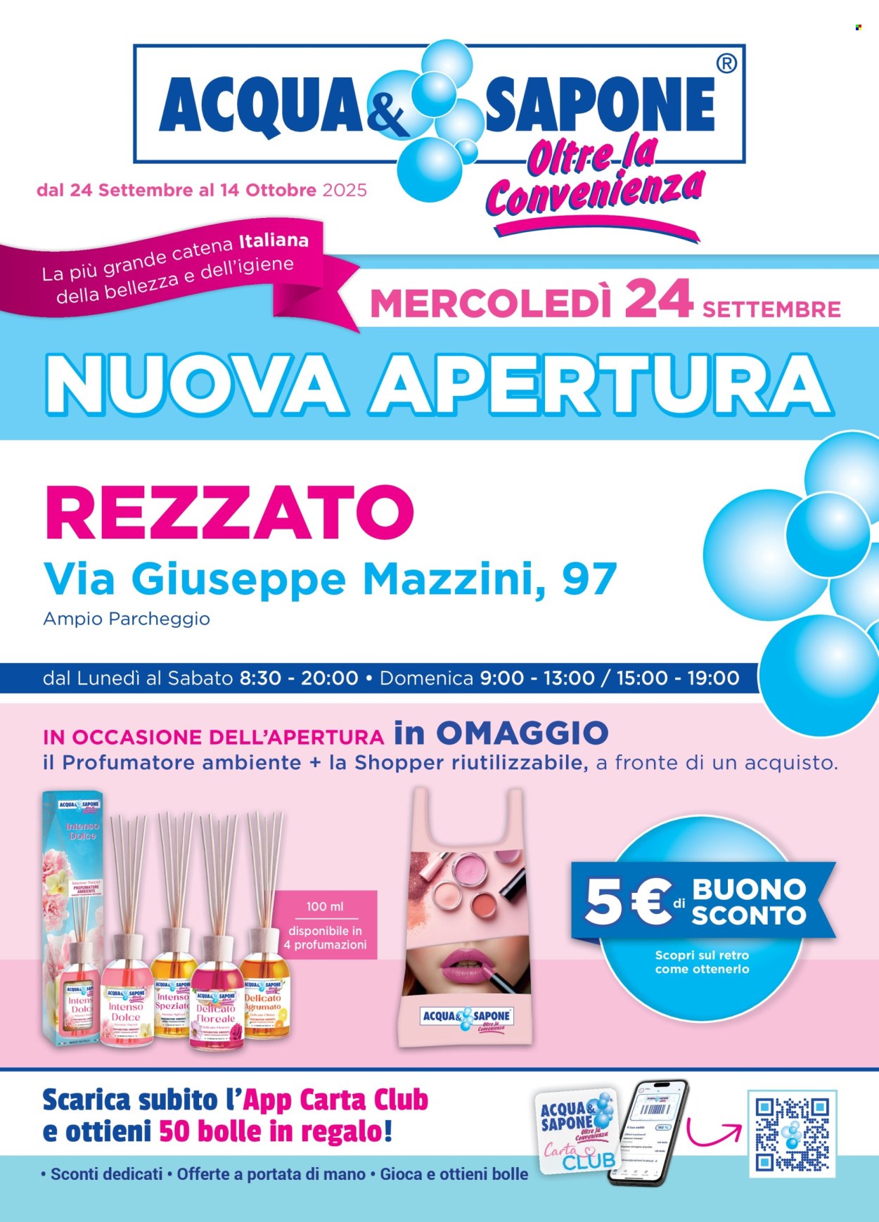 Volantino Acqua & Sapone - 24/9/2025 - 14/10/2025. Pagina 1