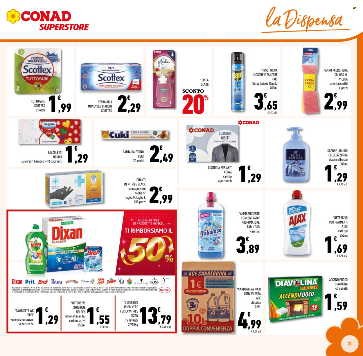 Volantino Conad Superstore - 8/10/2025 - 21/10/2025. Pagina 31