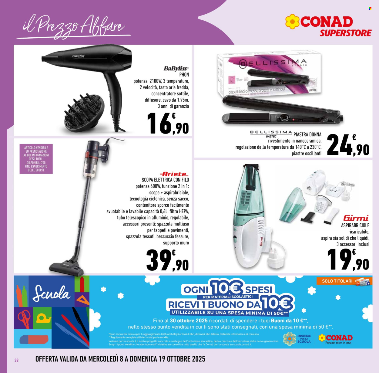 Volantino Conad Superstore - 8/10/2025 - 21/10/2025. Pagina 38
