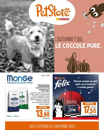Volantino Pet Store Conad - 8/10/2025 - 5/11/2025.