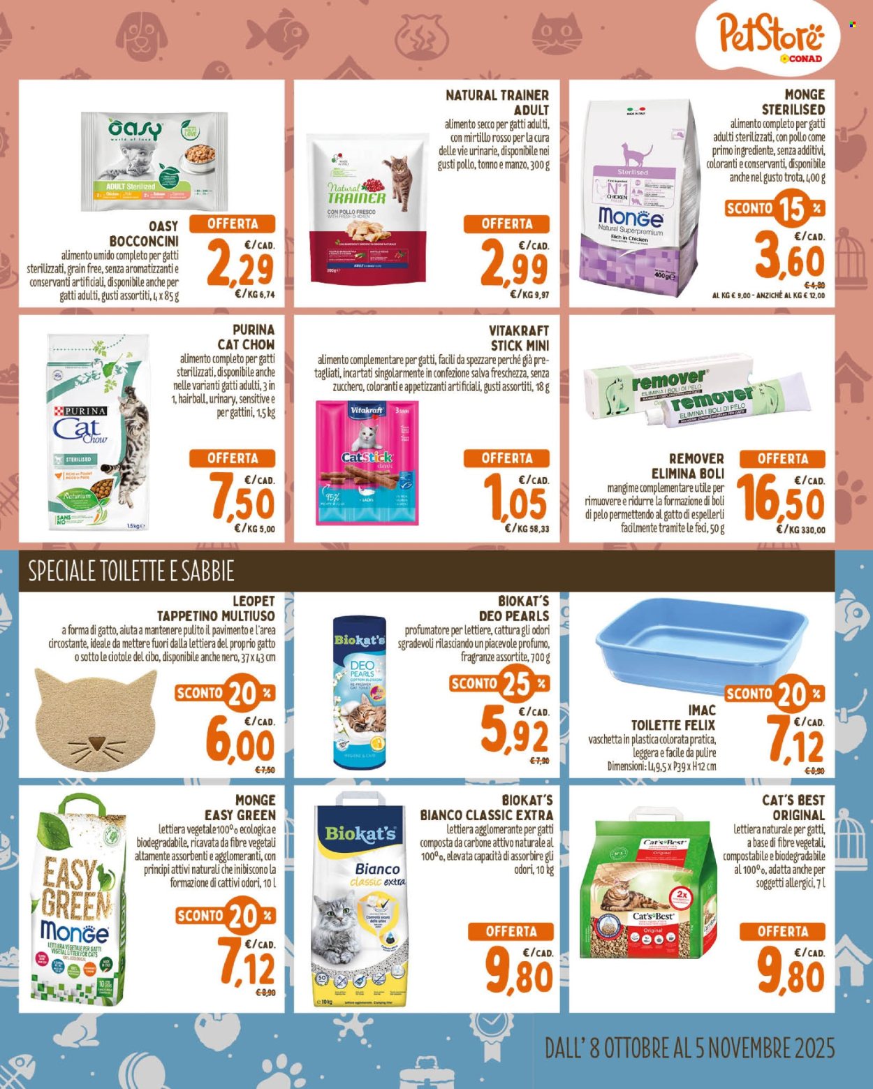 Volantino Pet Store Conad - 8/10/2025 - 5/11/2025. Pagina 5