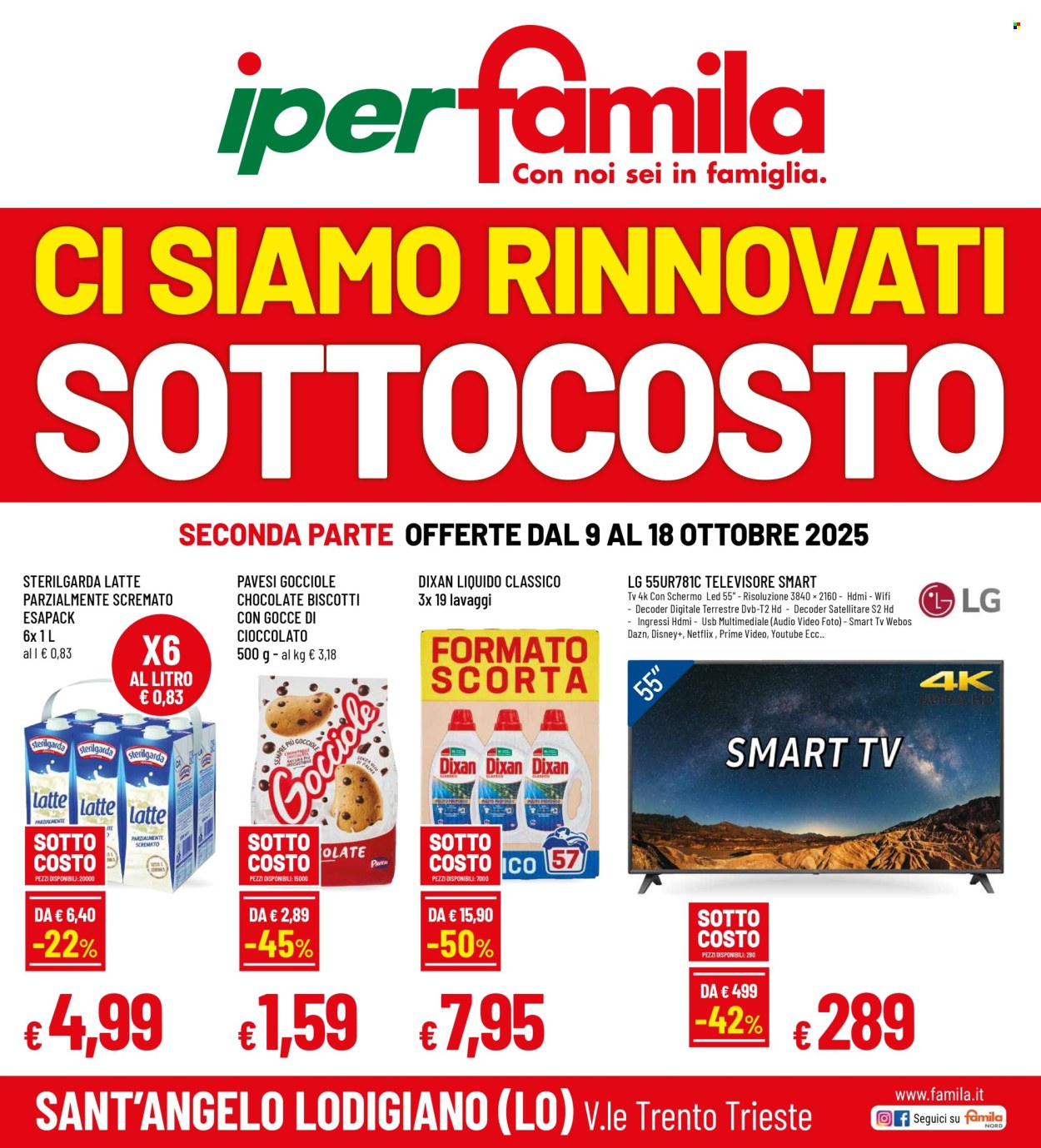 Volantino Famila - 9/10/2025 - 18/10/2025. Pagina 1