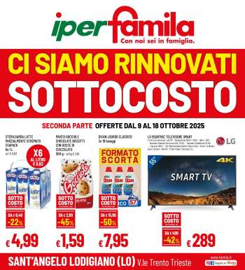 Volantino Famila - 9/10/2025 - 18/10/2025.