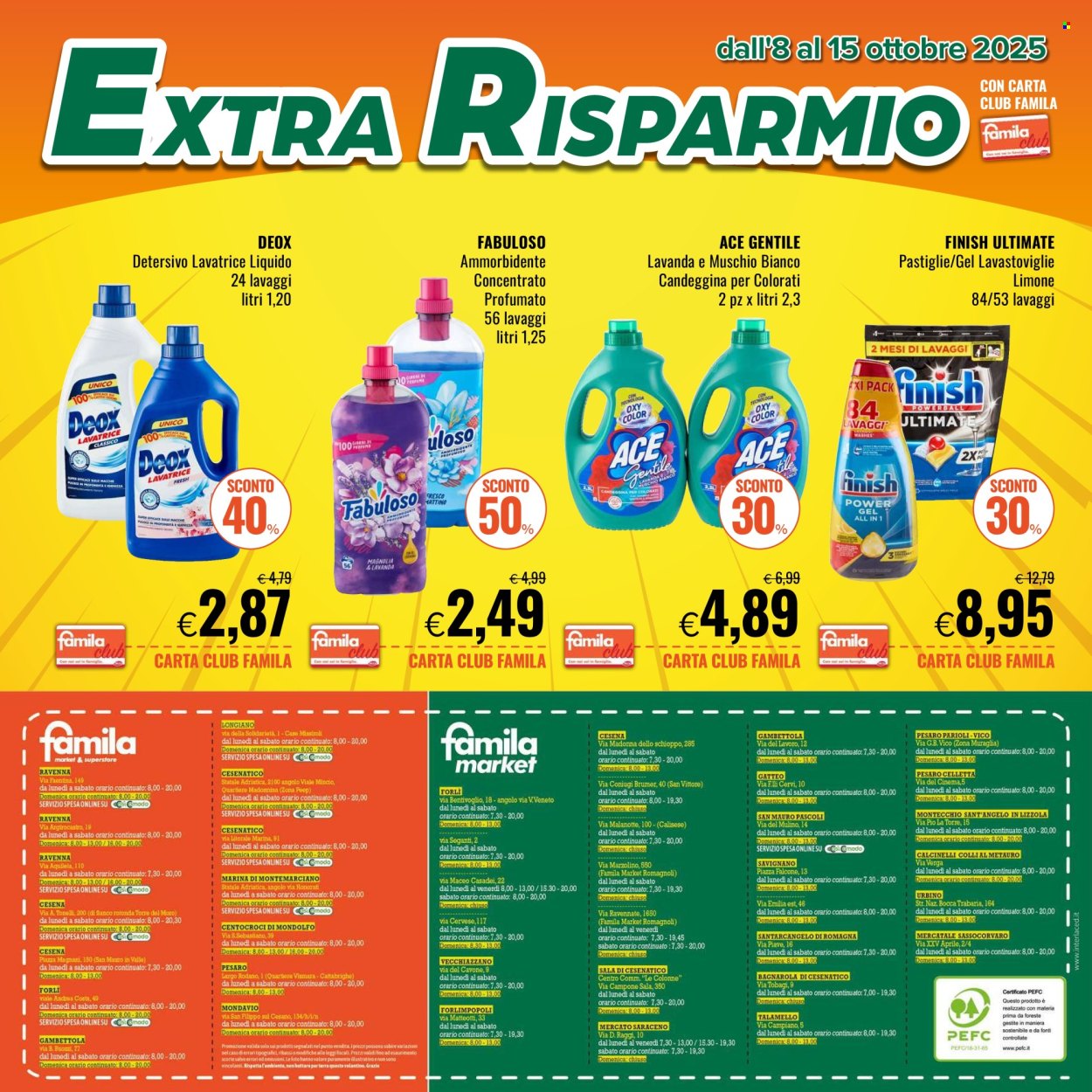 Volantino Famila - 8/10/2025 - 15/10/2025. Pagina 4