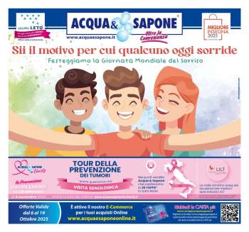 Volantino Acqua & Sapone - 6/10/2025 - 19/10/2025.