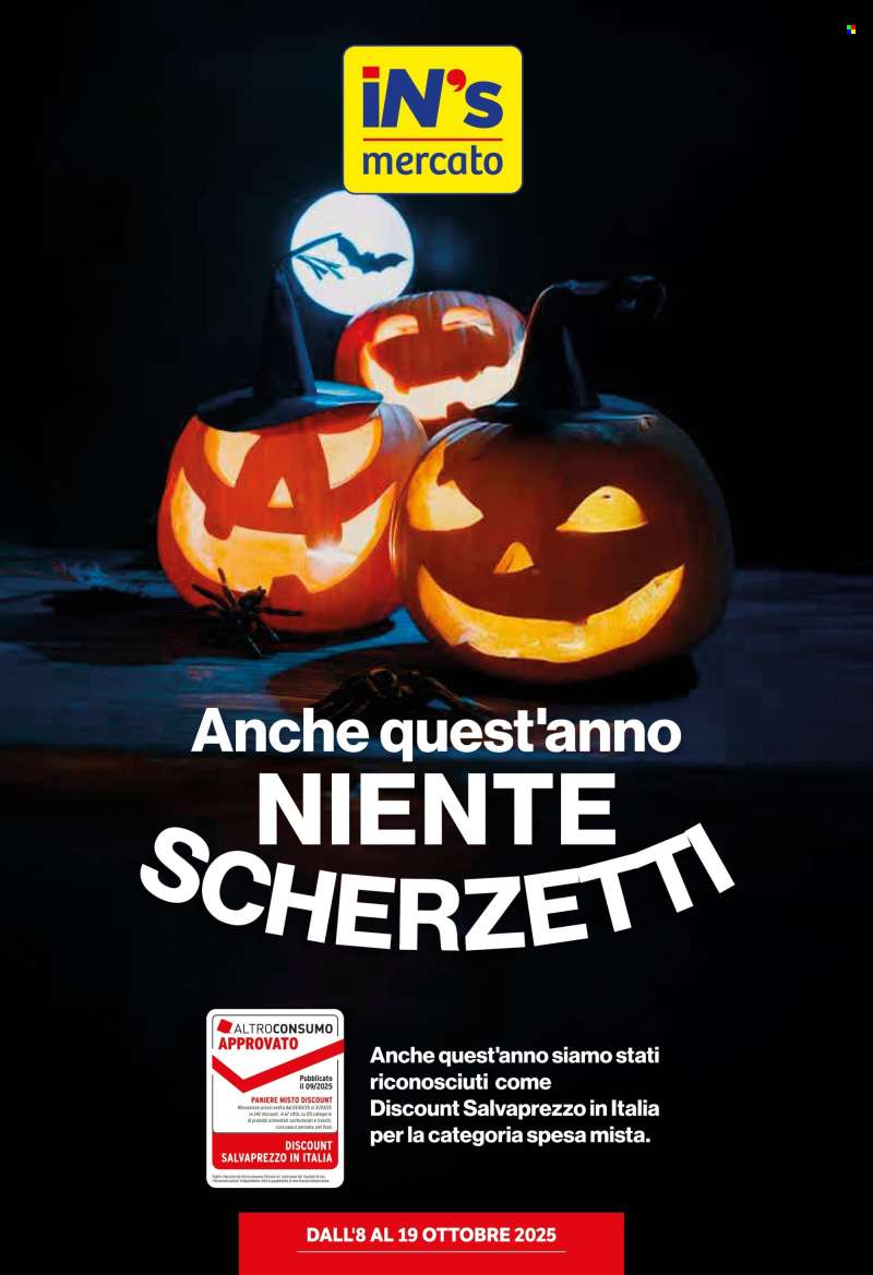 Volantino iN's Mercato - 8/10/2025 - 19/10/2025.