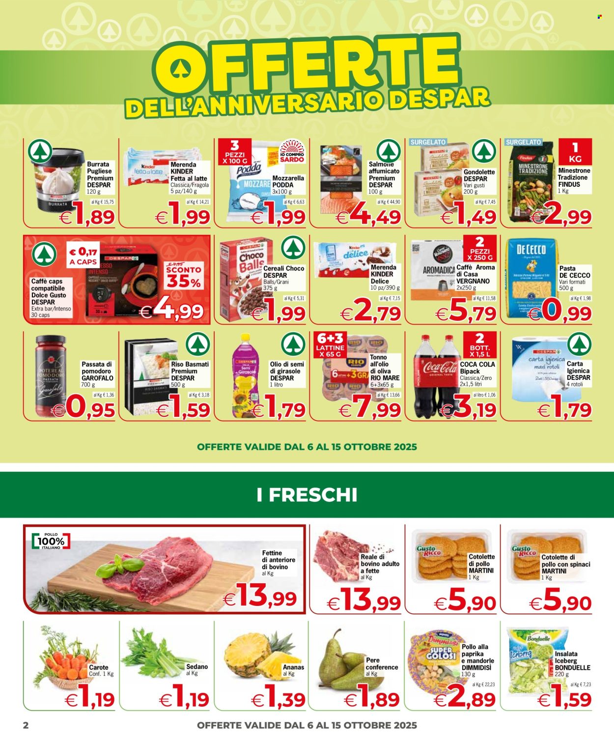 Volantino Despar - 6/10/2025 - 15/10/2025. Pagina 2