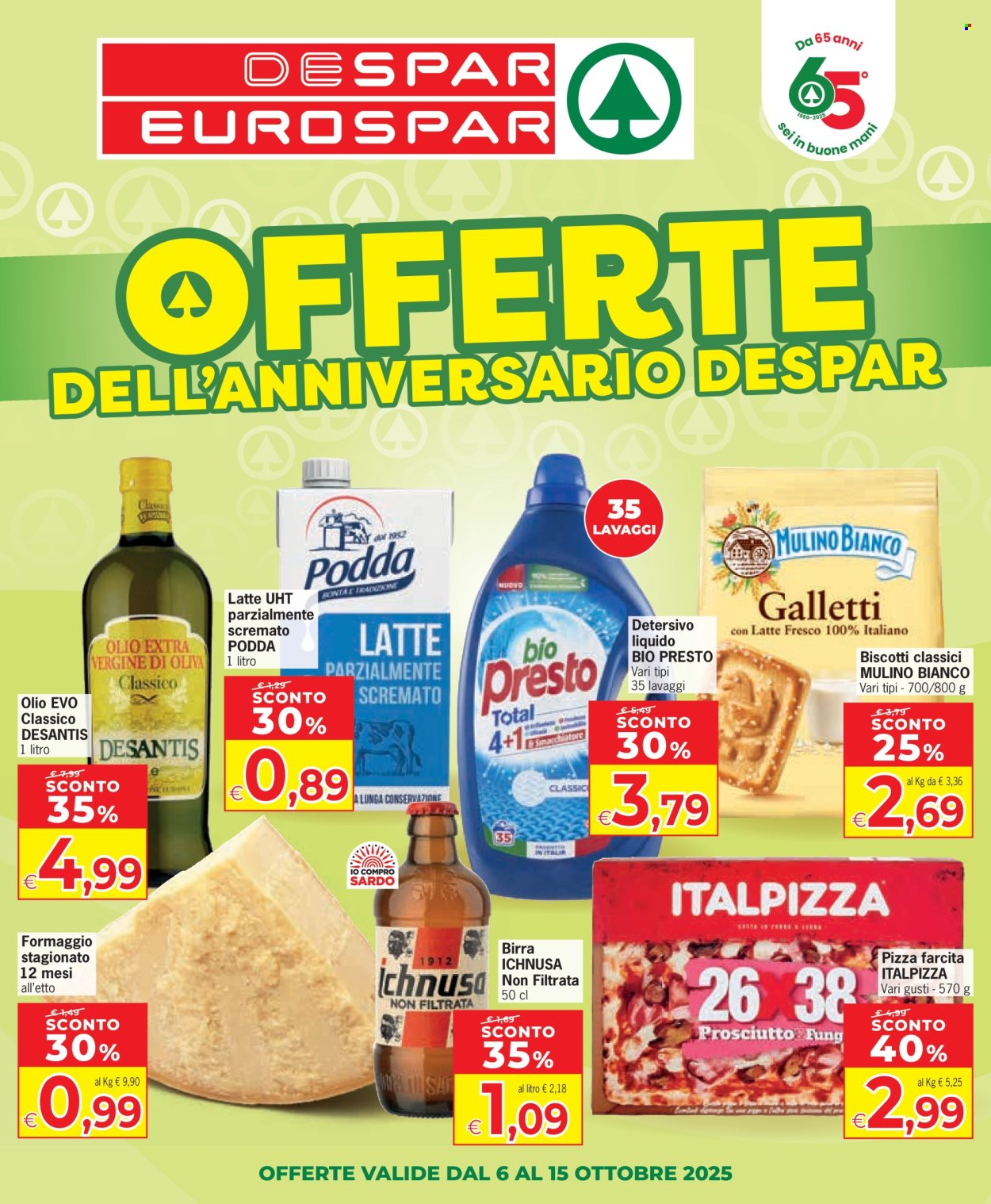 Volantino Eurospar - 6/10/2025 - 15/10/2025. Pagina 1