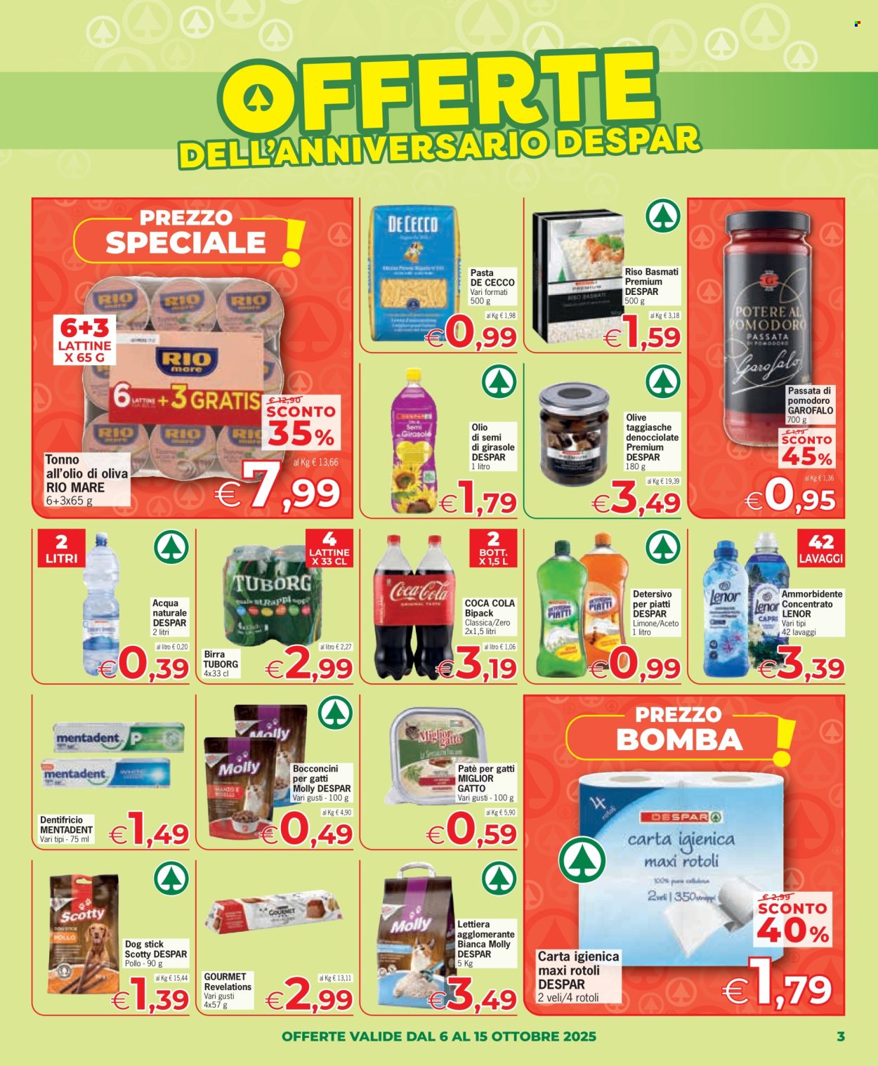 Volantino Eurospar - 6/10/2025 - 15/10/2025. Pagina 3