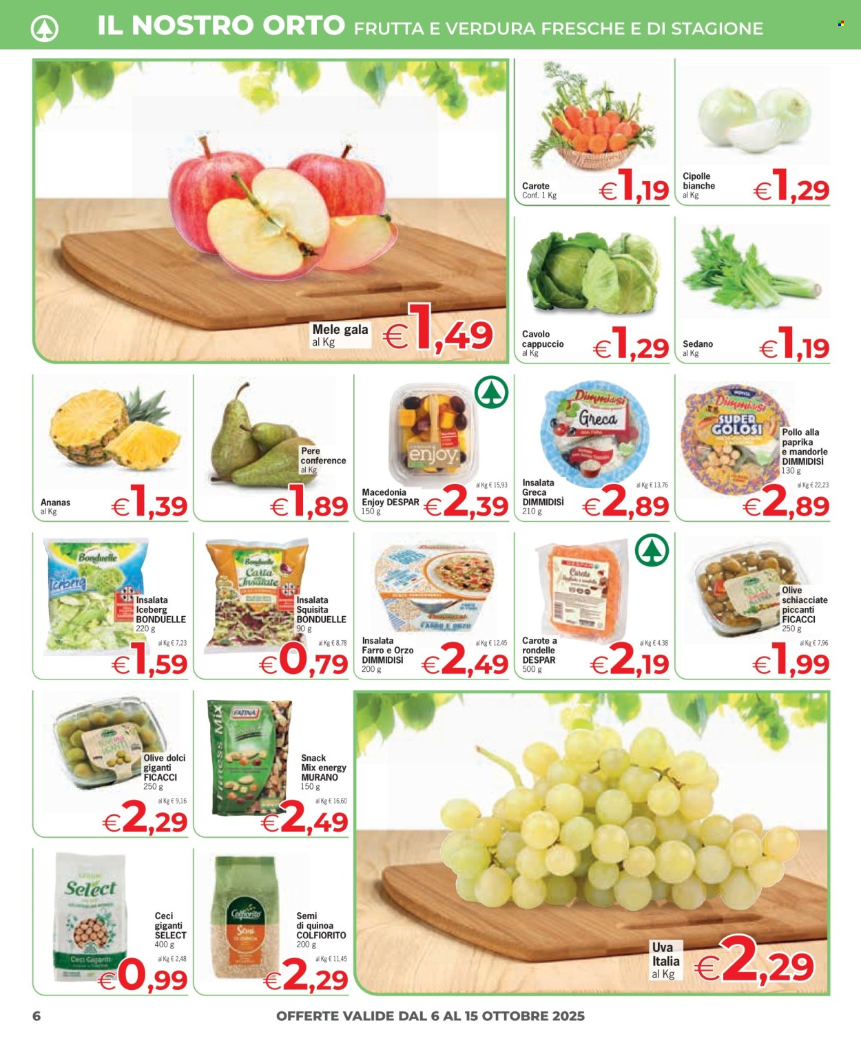 Volantino Eurospar - 6/10/2025 - 15/10/2025. Pagina 6