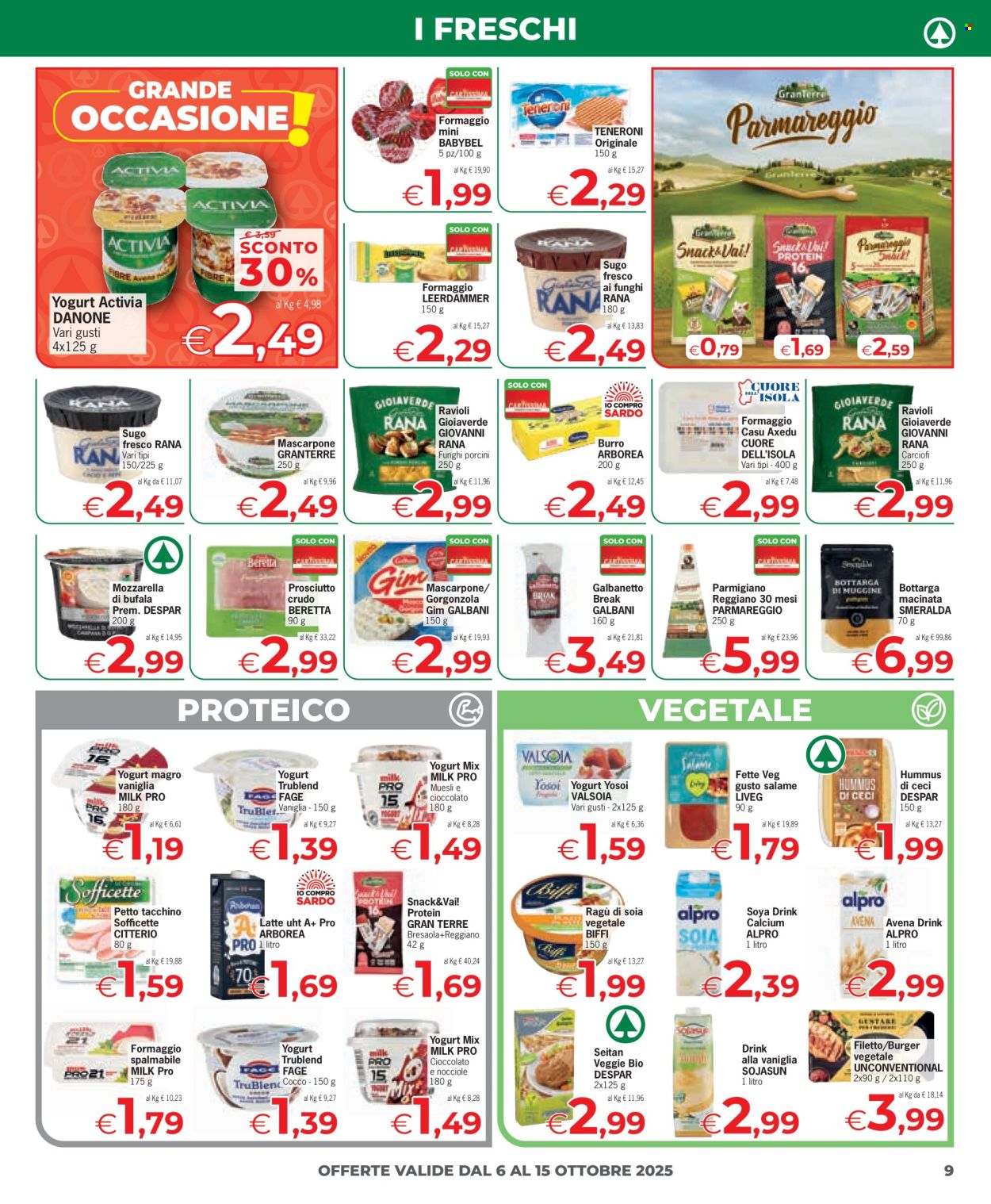 Volantino Eurospar - 6/10/2025 - 15/10/2025. Pagina 9
