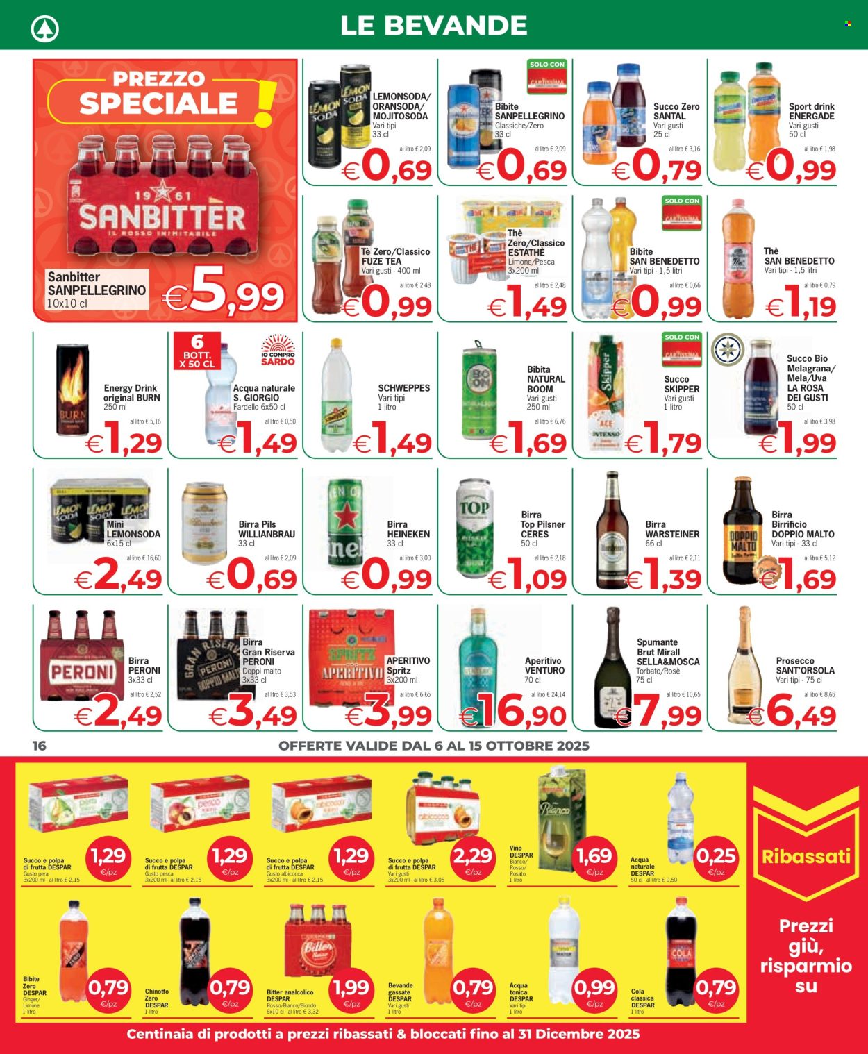 Volantino Eurospar - 6/10/2025 - 15/10/2025. Pagina 16