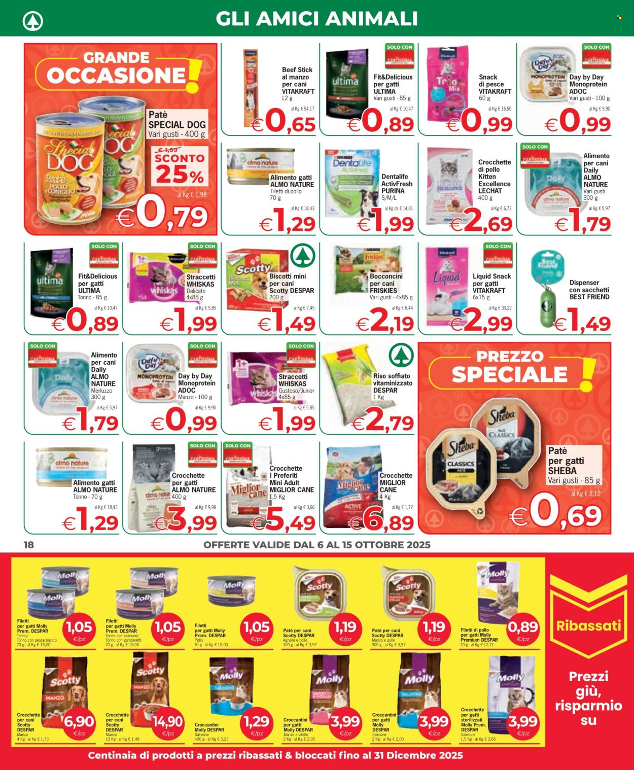 Volantino Eurospar - 6/10/2025 - 15/10/2025. Pagina 18