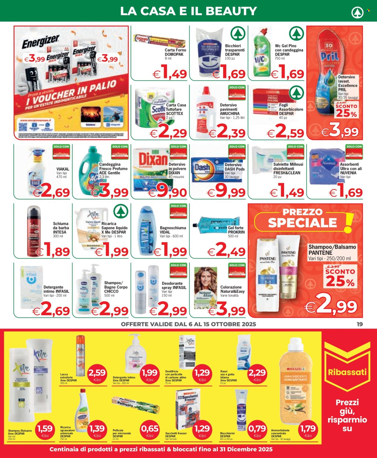 Volantino Eurospar - 6/10/2025 - 15/10/2025. Pagina 19