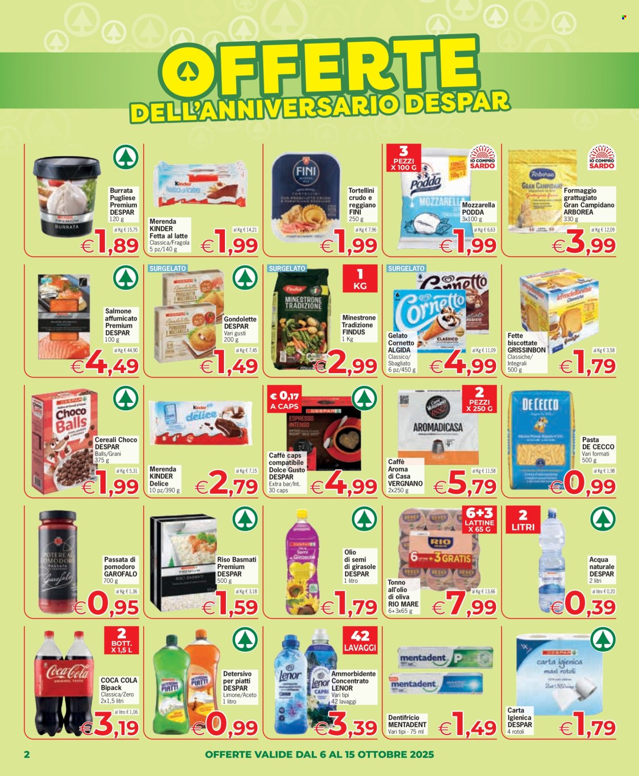 Volantino Eurospar - 6/10/2025 - 15/10/2025. Pagina 2