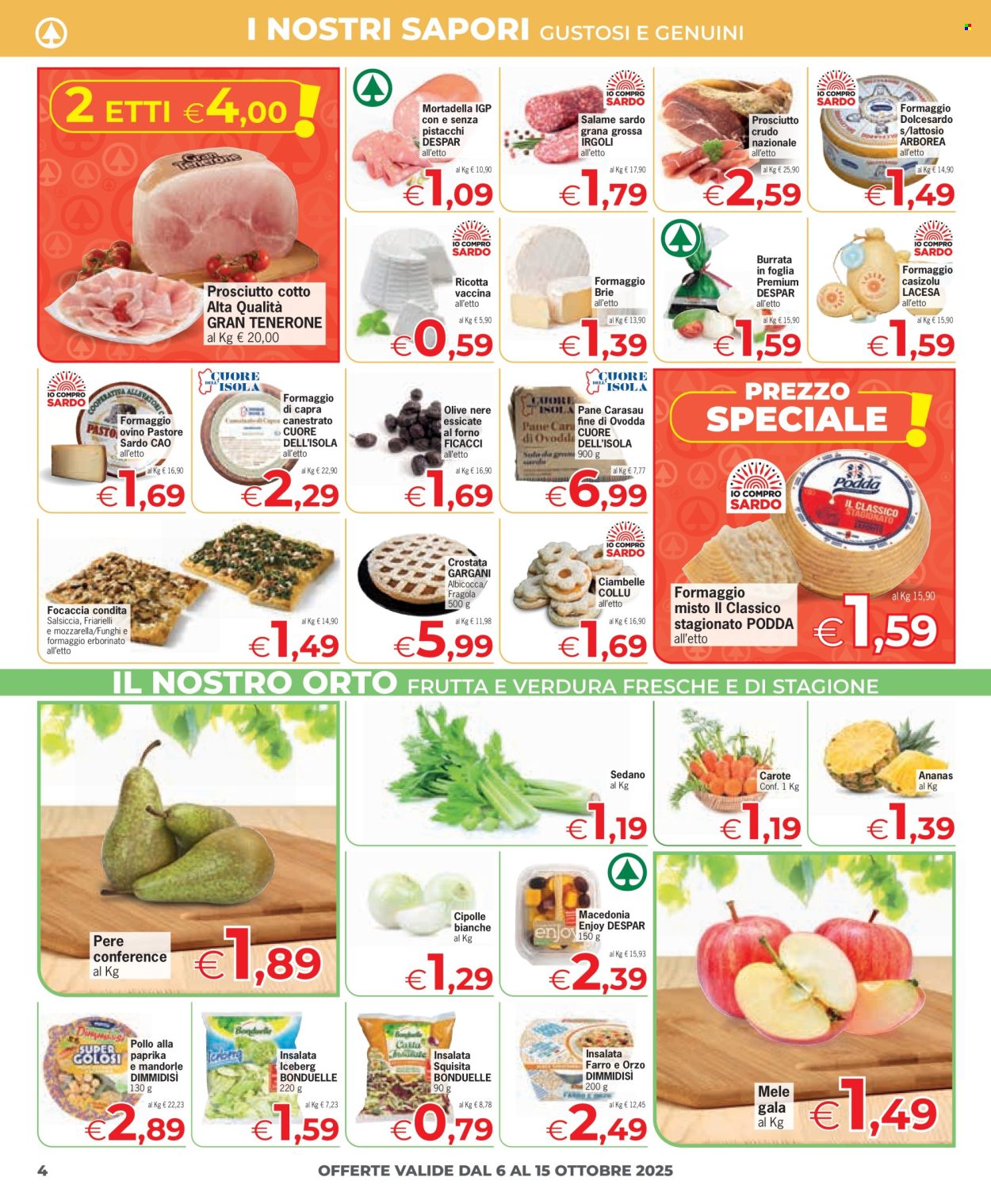 Volantino Eurospar - 6/10/2025 - 15/10/2025. Pagina 4