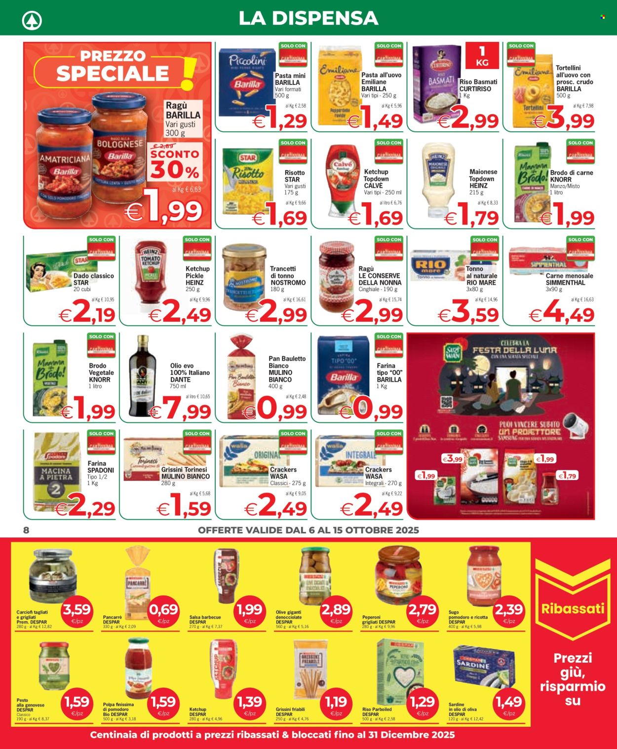 Volantino Eurospar - 6/10/2025 - 15/10/2025. Pagina 8