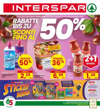Volantino Interspar - 9/10/2025 - 22/10/2025.