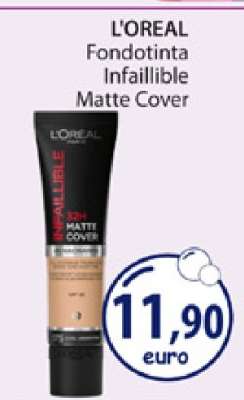 L'OREAL Fondotinta Infaillible Matte Cover