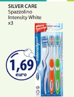 SILVER CARE Spazzolino Intensity White x3