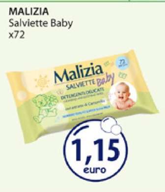 MALIZIA Salviette Baby x72