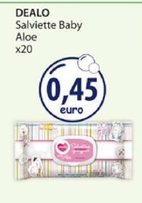 DEALO Salviette Baby Aloe x20