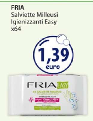 FRIA Salviette Milleusi Igienizzanti Easy x64