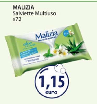 MALIZIA Salviette Multiuso x72