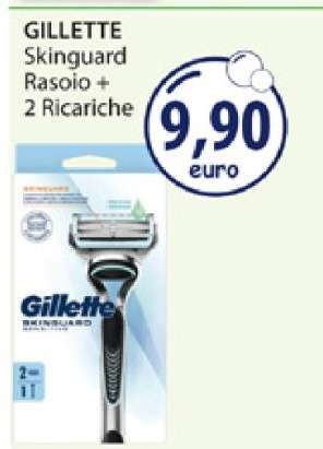 GILLETTE Skinguard Rasoio + 2 Ricariche