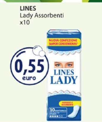 LINES Lady Assorbenti x10